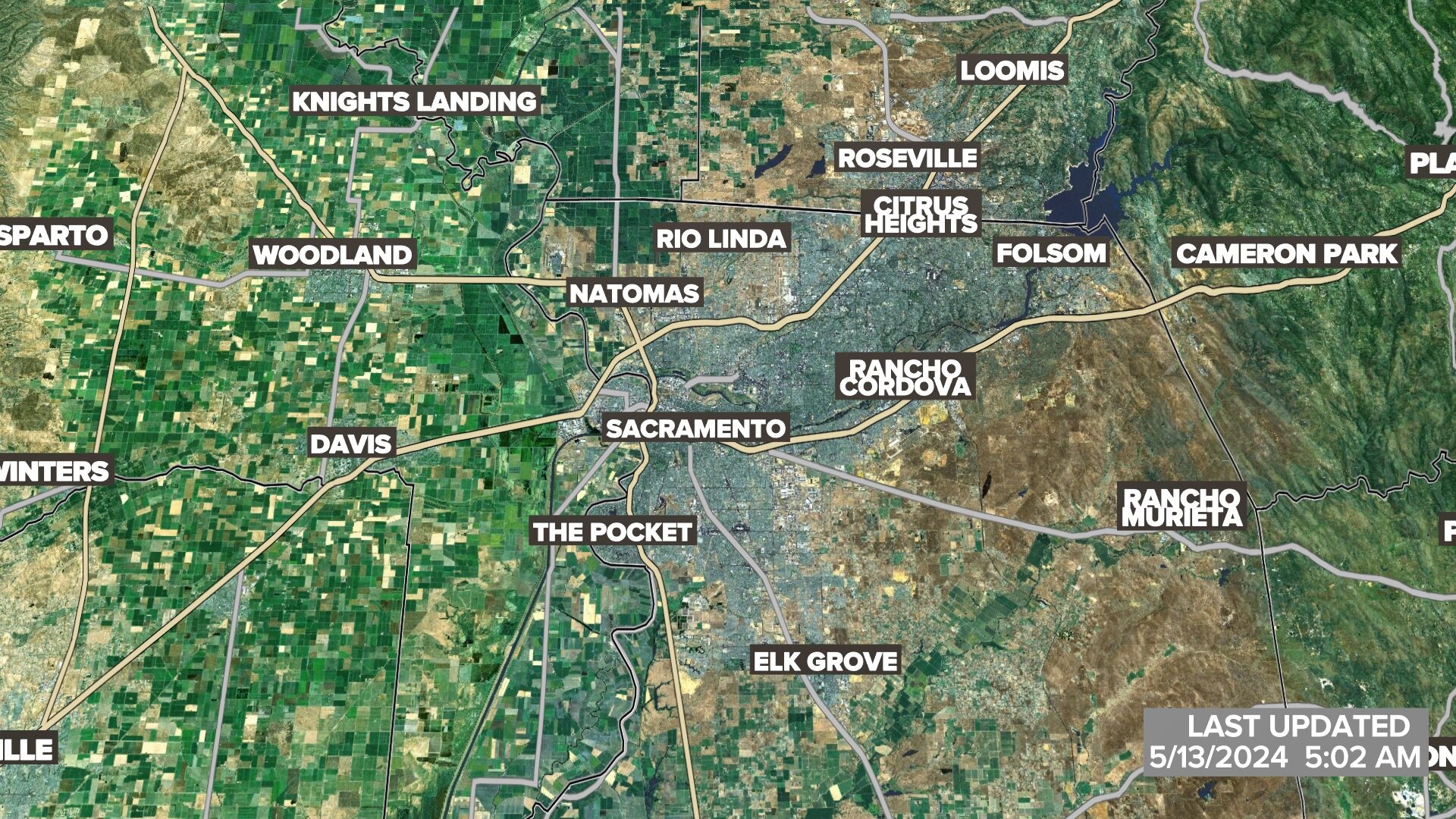 Sacramento Radar Image