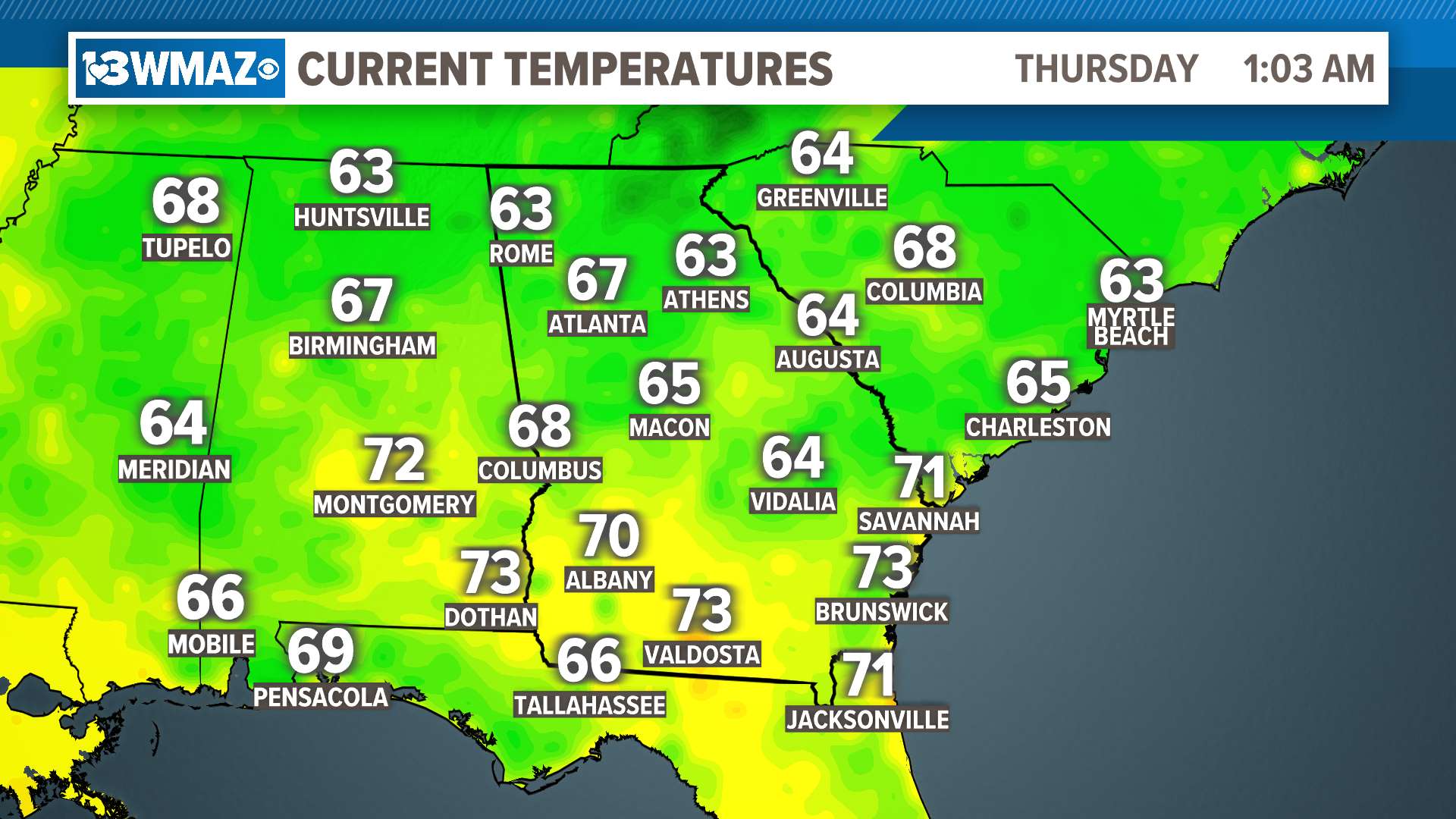 Weather Products Forecast Maps