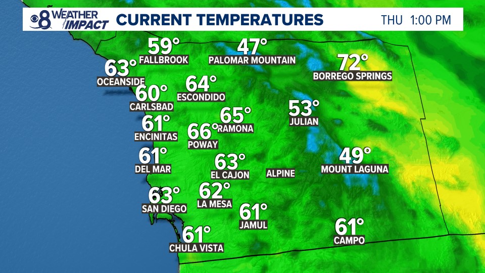 San Diego Weather Map Zip Code Map