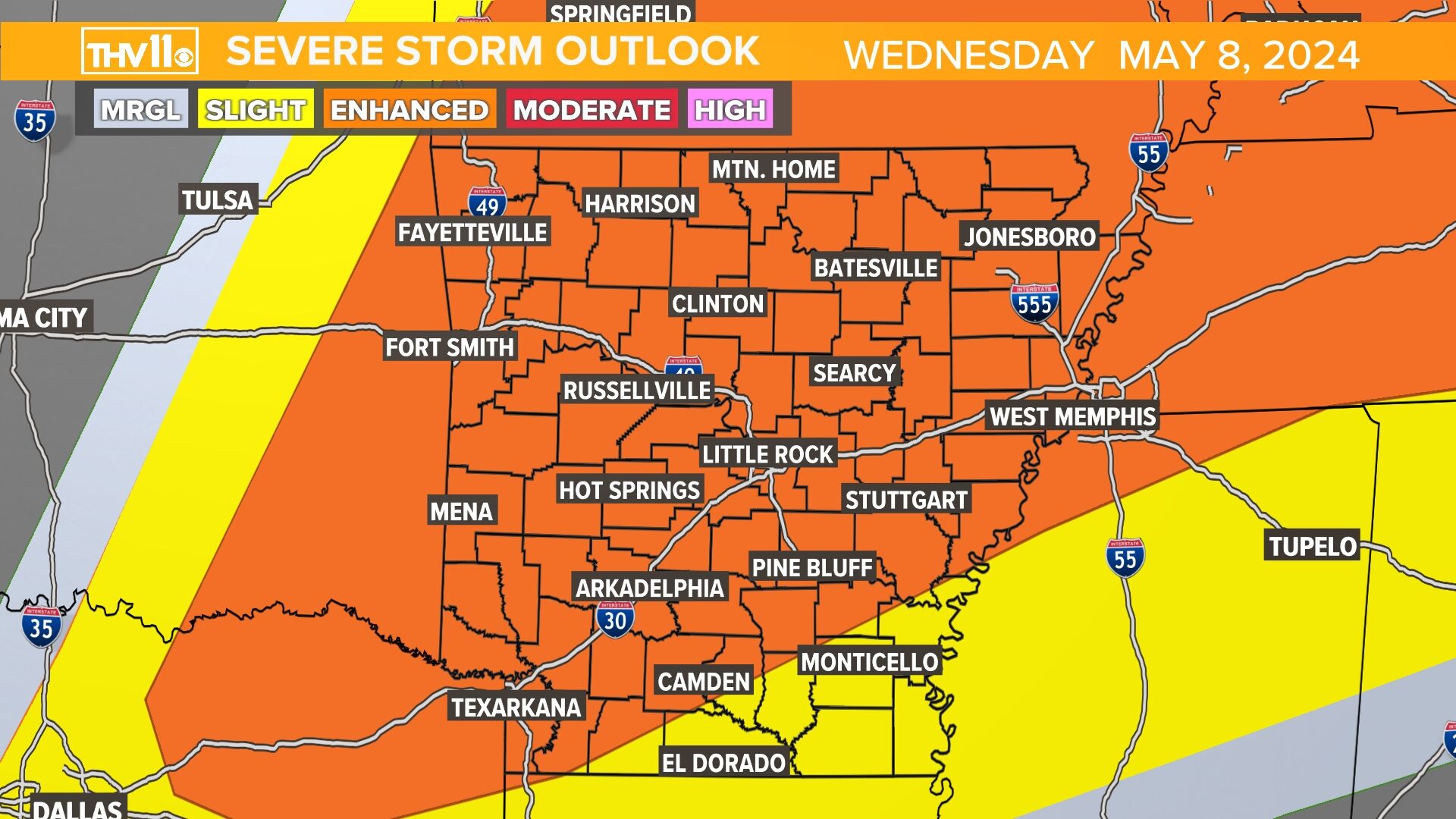 Severe Weather Outlook Day 2