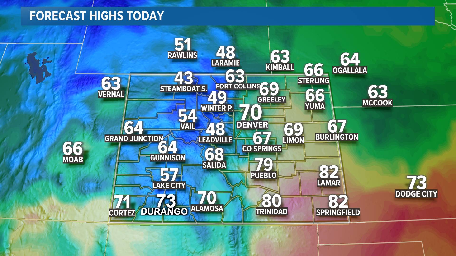 Regional Highs Today
