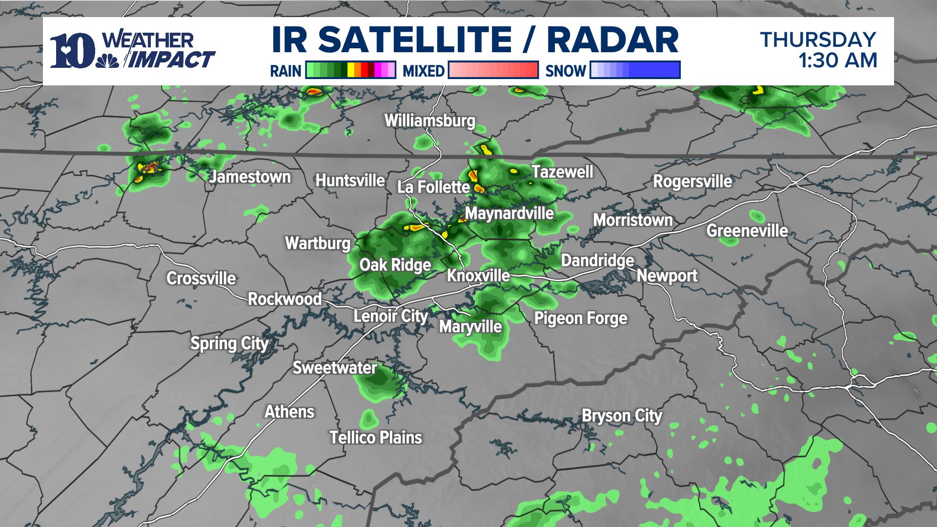 East Tennessee Interactive Radar on WBIR in Knoxville