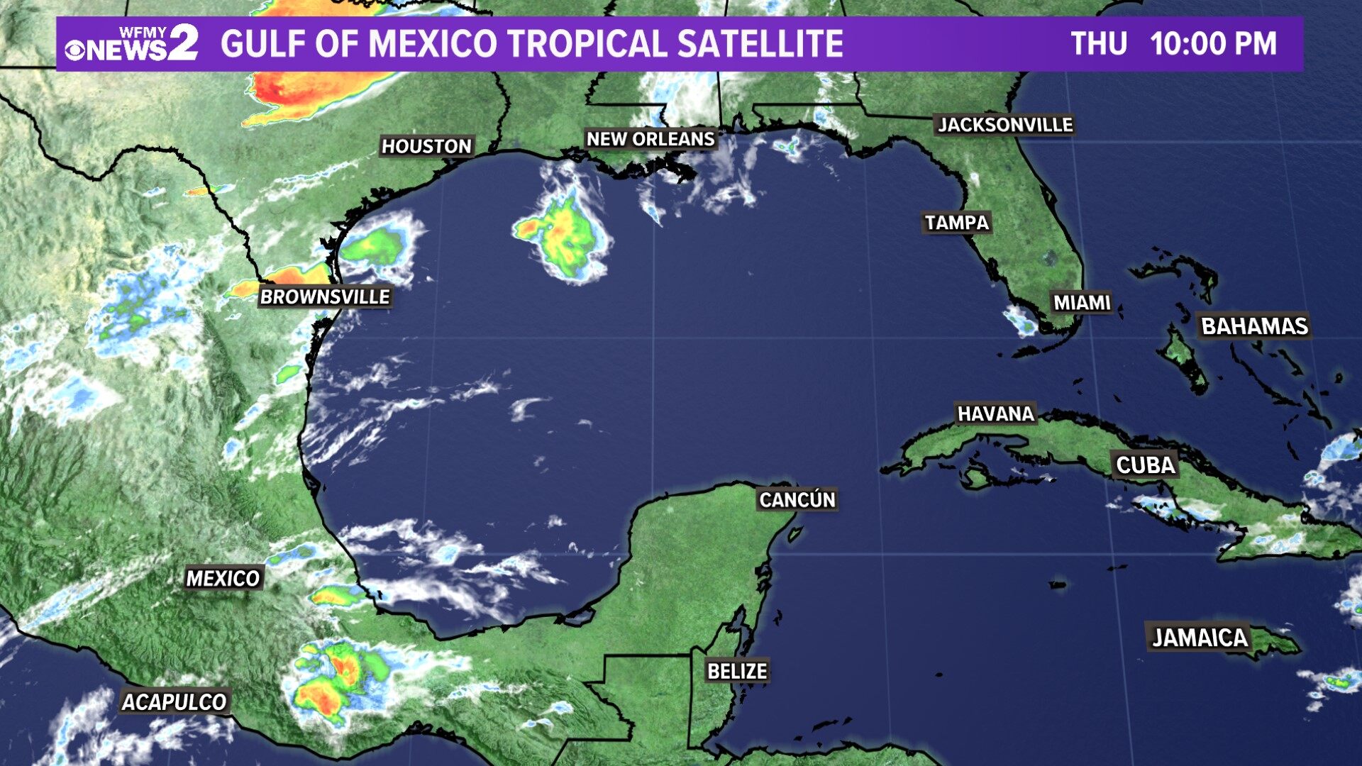 Tropical Satellite Gulf of Mexico