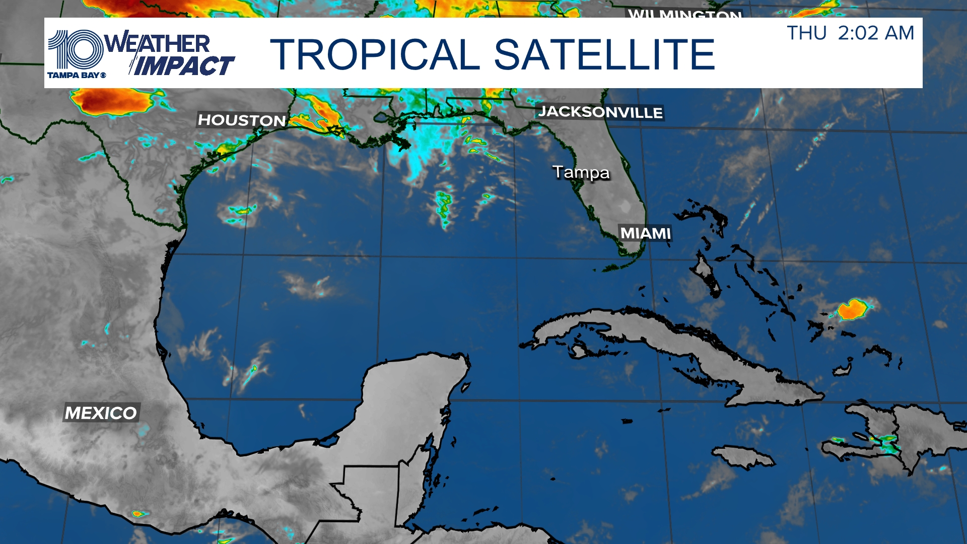 Track Invest 98L Spaghetti models, forecast cone and satellite