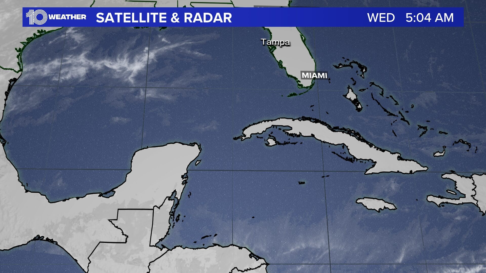 Caribbean Satellite Radar