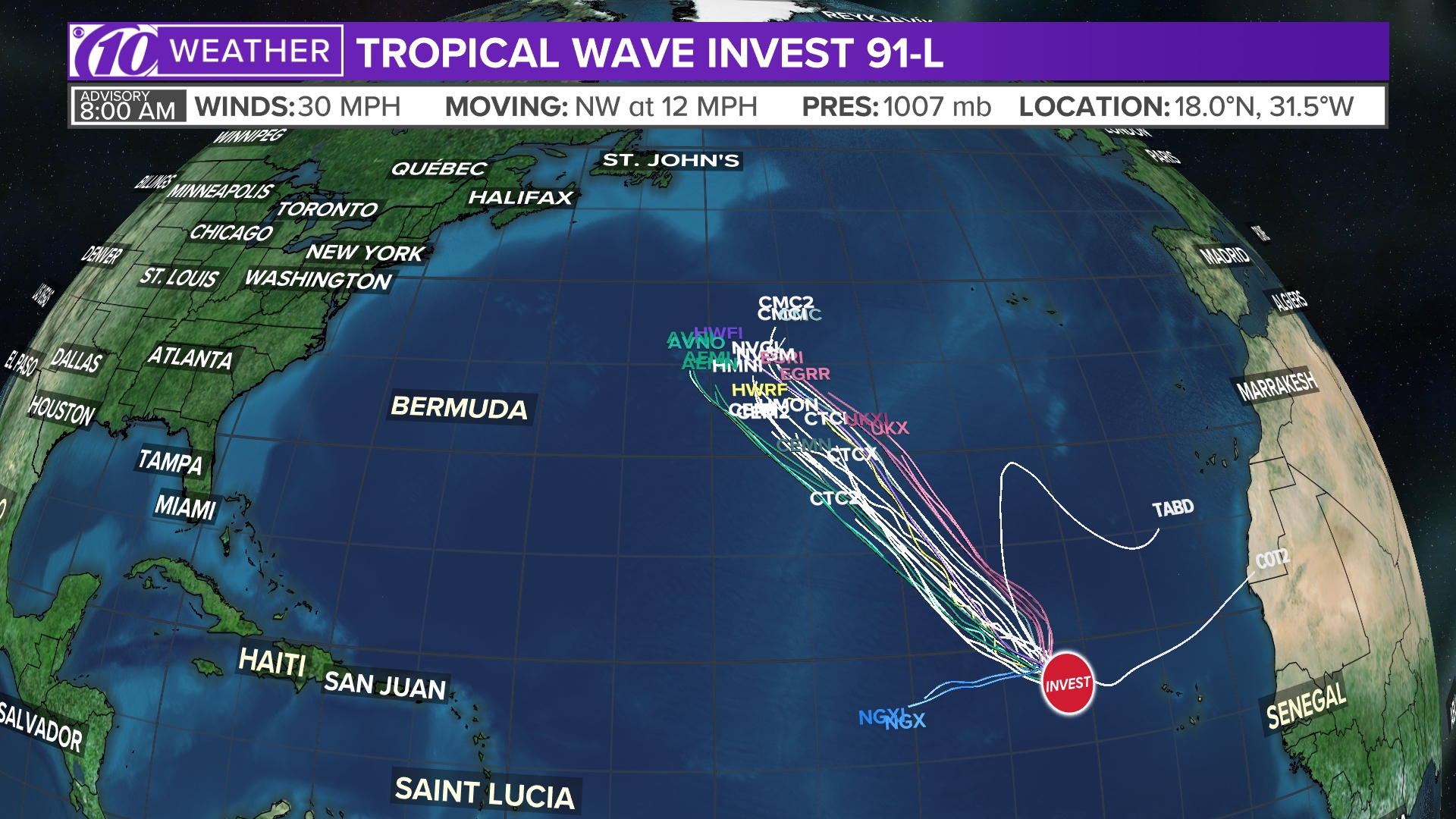 hurricane itracking spaghetti model apps