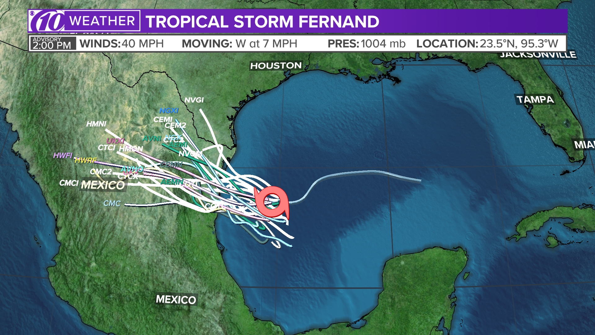 hurricane track models spaghetti